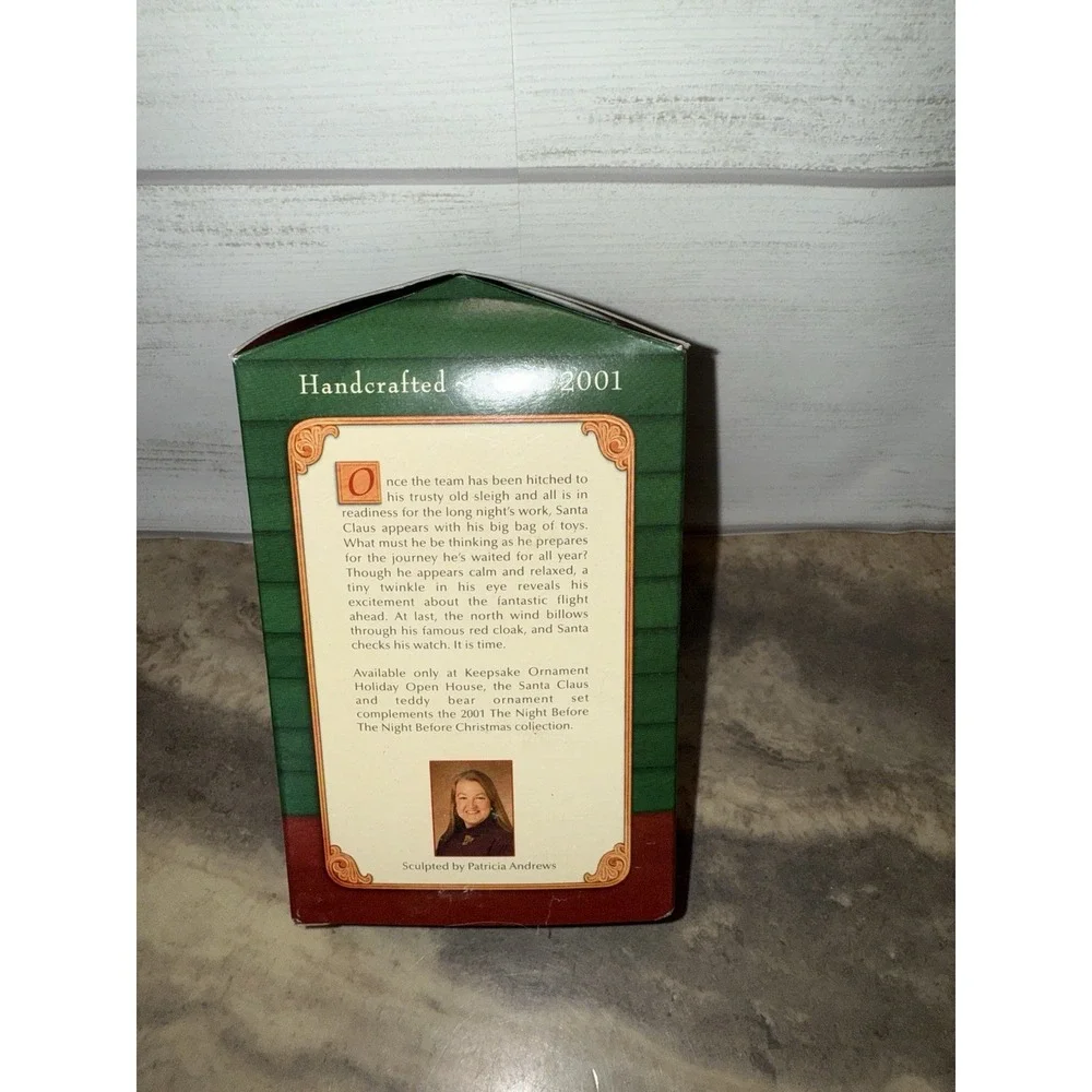 Hallmark‎ Keepsake Ornament Santa Claus Set of Two Ornaments new in box